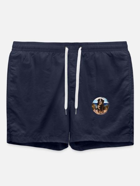 Bernese mountain dog - Swim Trunks - french navy