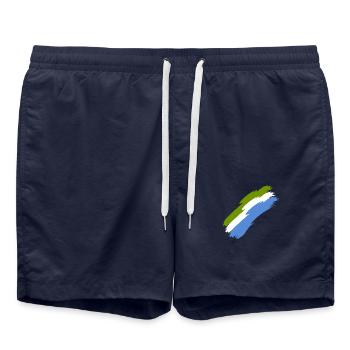 Sierra Leone - Short de bain - bleu marine - Devant - AI Model Male 185 light (185cm)