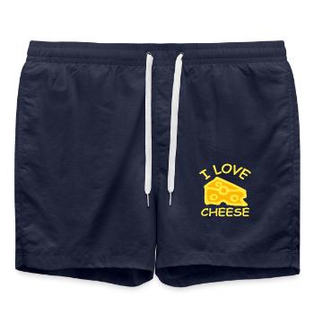 Fromage - Short de bain - bleu marine - Devant - AI Model Male 185 light (185cm)