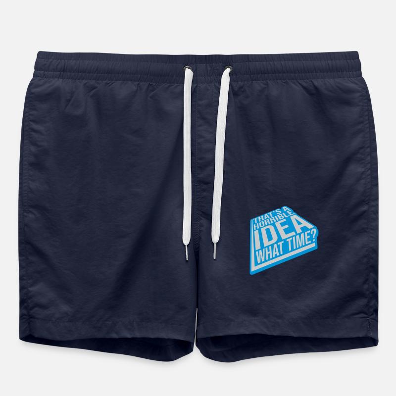 C’est une idée horrible - Short de bain - bleu marine