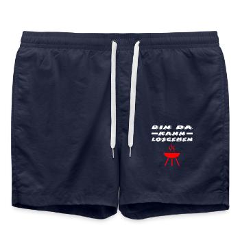 Grillen - Badeshorts - French Navy - Vorne - AI Model Male 185 light (185cm)
