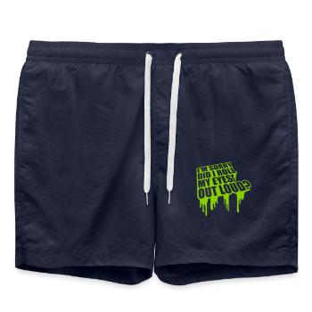 Roll My Eyes Out - Swim Trunks - french navy - Front - AI Model Male 185 light (185cm)