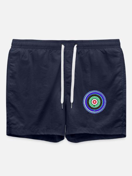 Farbzeichnung - Badeshorts - French Navy