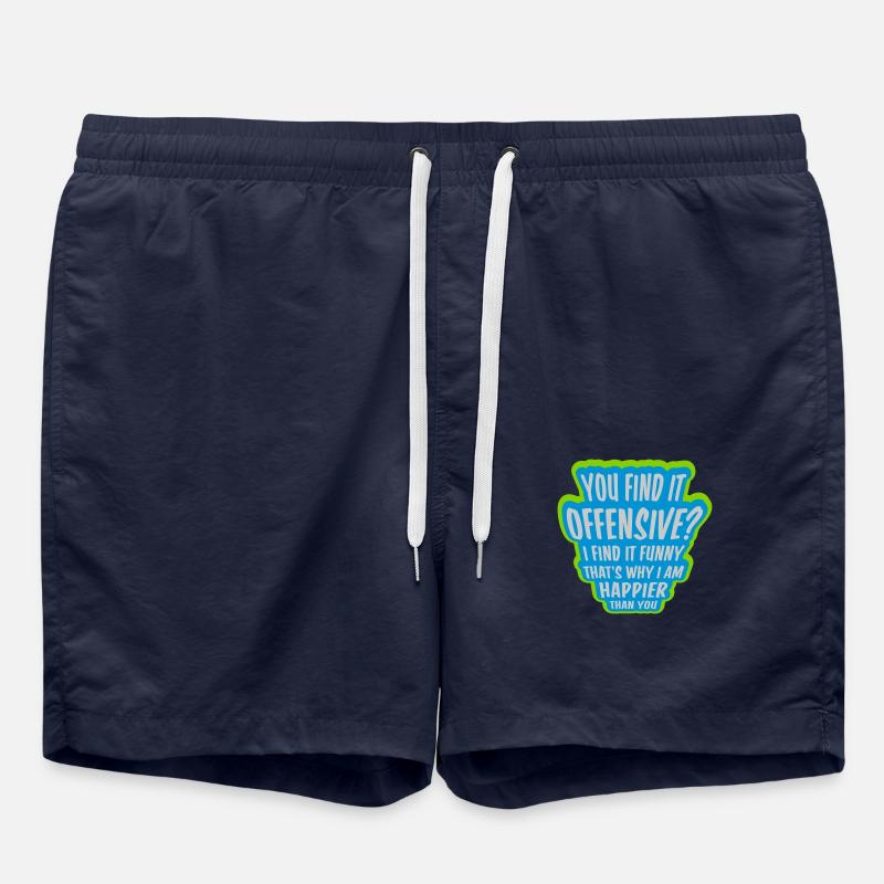You find it offensive - Badeshorts - French Navy