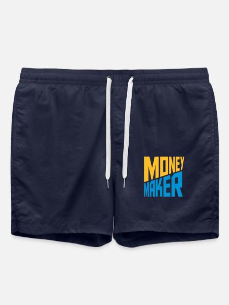 Text Money Maker Successful - Swim Trunks - french navy