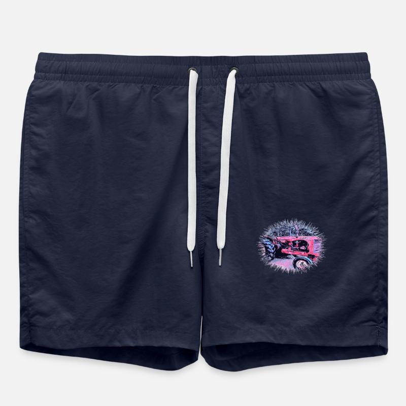 Tracteur - Short de bain - bleu marine