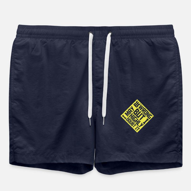 I may be wrong - Swim Trunks - french navy