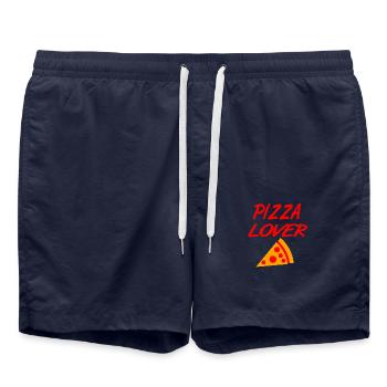 Pizza - Badeshorts - French Navy - Vorne - AI Model Male 185 light (185cm)