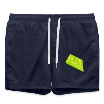 faire confiance au processus Devis - Short de bain - bleu marine - Devant - AI Model Male 185 light (185cm)