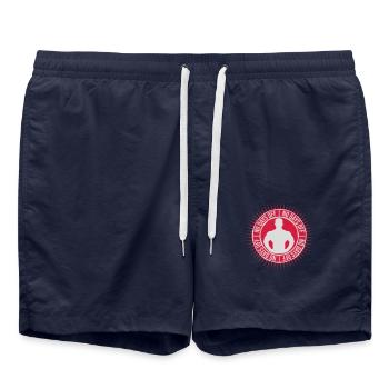 pas de jours de congé devis - Short de bain - bleu marine - Devant - AI Model Male 185 light (185cm)