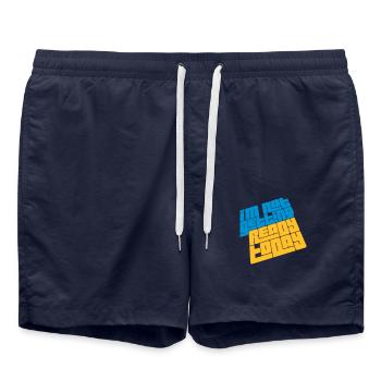 not getting ready today - Badeshorts - French Navy - Vorne - AI Model Male 185 light (185cm)