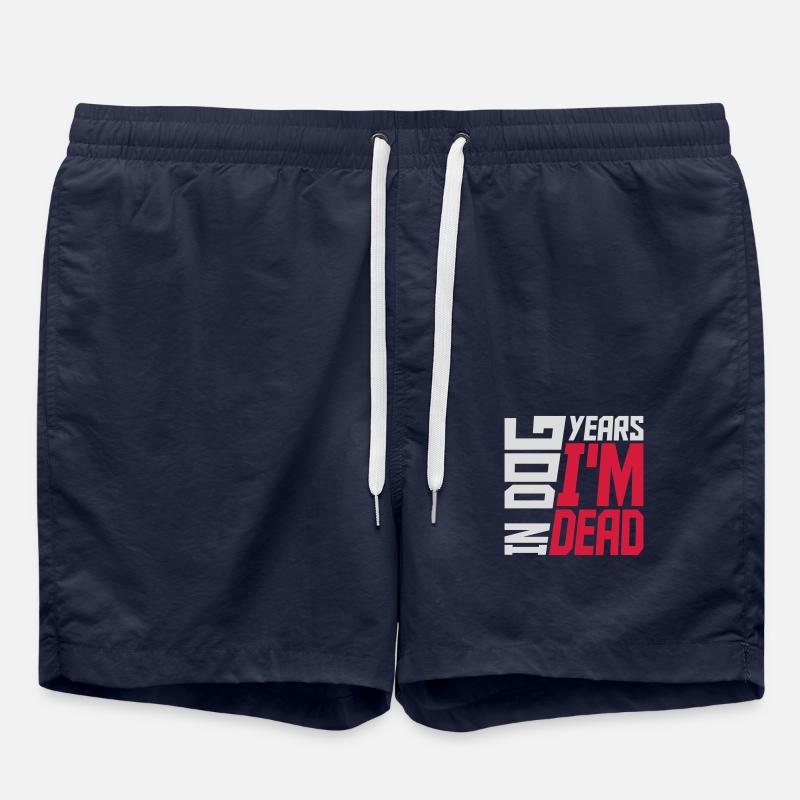 in dog years Dead - Badeshorts - French Navy
