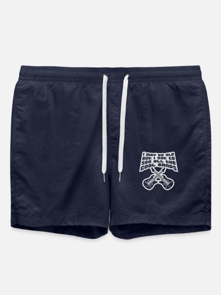 I may be old - Swim Trunks - french navy