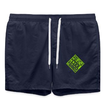 Je suis peut-être vieux - Short de bain - bleu marine - Devant - AI Model Male 185 light (185cm)