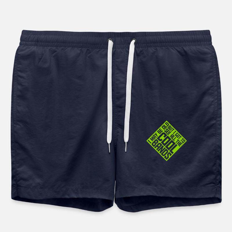 I may be old - Badeshorts - French Navy