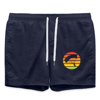 Parapente Parapente Parapente Parapente - Short de bain - bleu marine - Devant - AI Model Male 185 light (185cm)