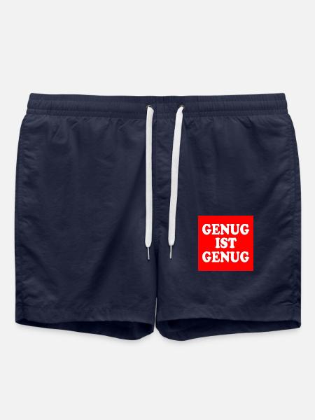 Genug ist genug - Badeshorts - French Navy