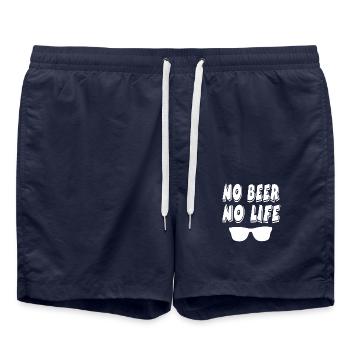 Bière - Short de bain - bleu marine - Devant - AI Model Male 185 light (185cm)