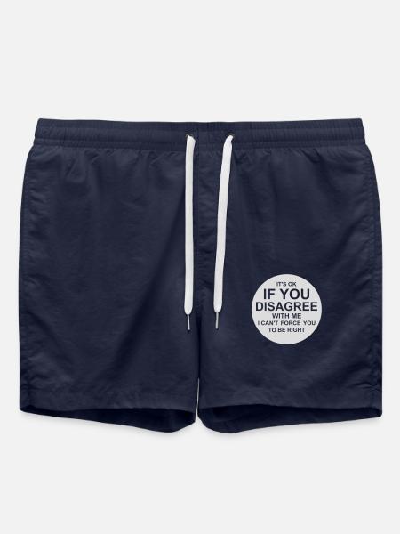 you disagree with me - Swim Trunks - french navy