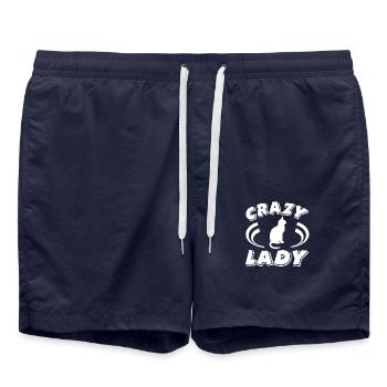 Cat - Swim Trunks - french navy - Front - AI Model Male 185 light (185cm)