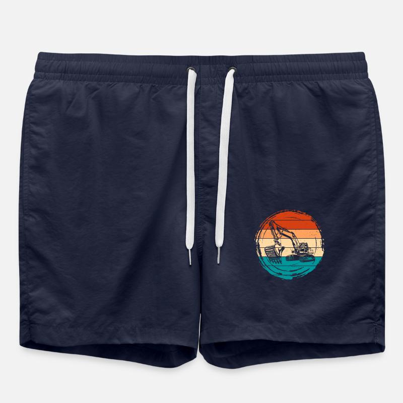 Excavator - Swim Trunks - french navy