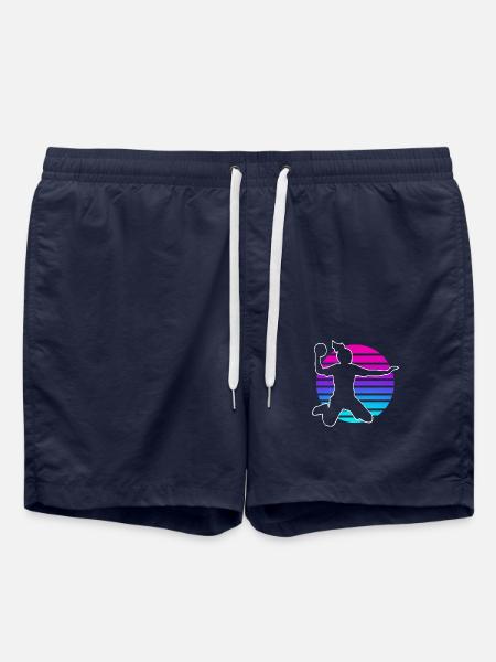 Handball Handball Joueur de handball féminin - Short de bain - bleu marine