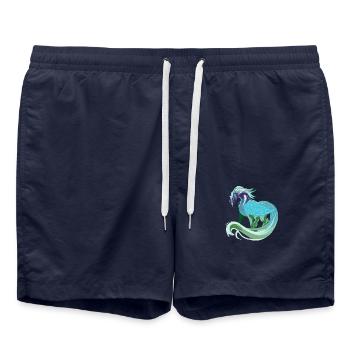 Fabelwesen - Badeshorts - French Navy - Vorne - AI Model Male 185 light (185cm)