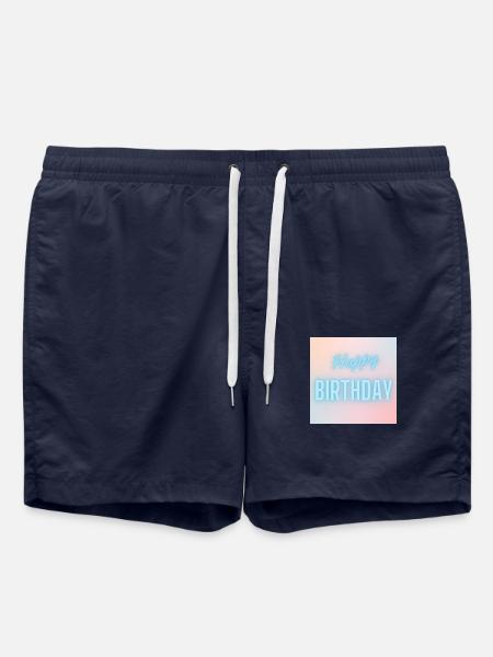 FØDSELSDAG, TILLYKKE MED FØDSELSDAGEN, TILLYKKE MED FØDSELSDAGEN - Badeshorts - navy