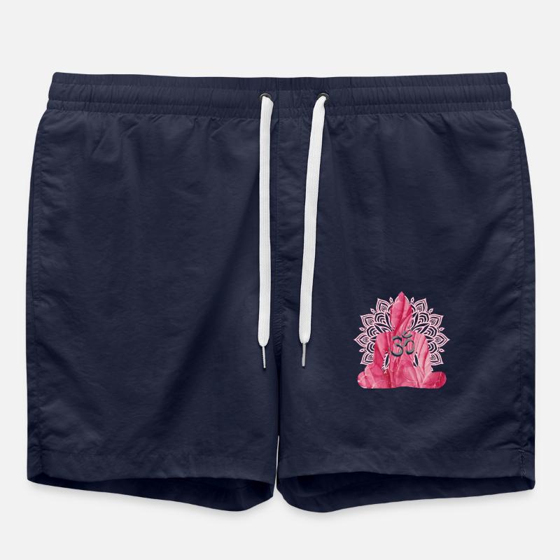 OM with Buddha E 229 - Swim Trunks - french navy