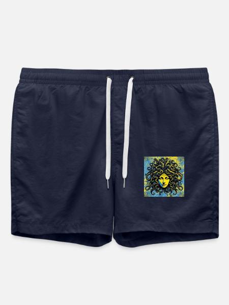 Méduse - Short de bain - bleu marine
