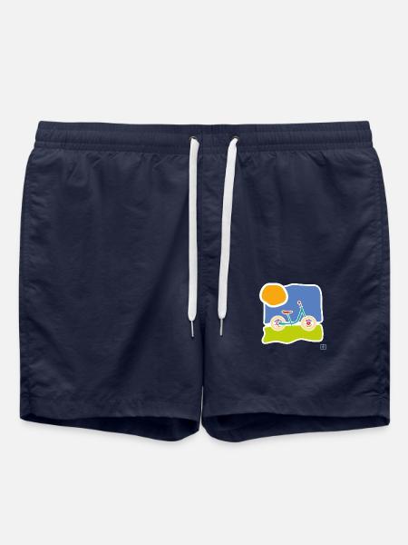 velo enfant - Short de bain - bleu marine