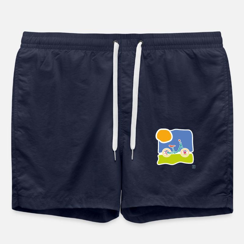 velo enfant - Short de bain - bleu marine