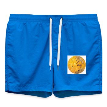Gelber Planet - Badeshorts - Cobalt blue - Vorne