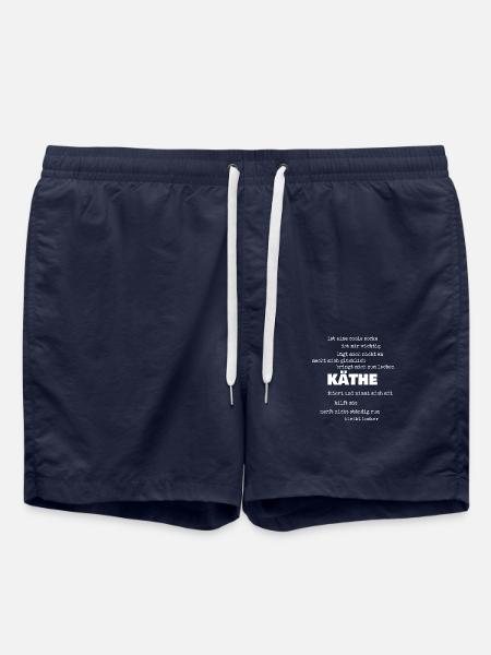 Sprüche Käthe - Badeshorts - French Navy