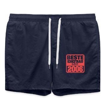 Ehe 2006 - Badeshorts - French Navy - Vorne - AI Model Male 185 light (185cm)
