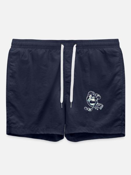 Hockey Penguin - Swim Trunks - french navy