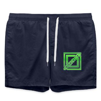 Cadeau pour les éducateurs - Short de bain - bleu marine - Devant - AI Model Male 185 light (185cm)
