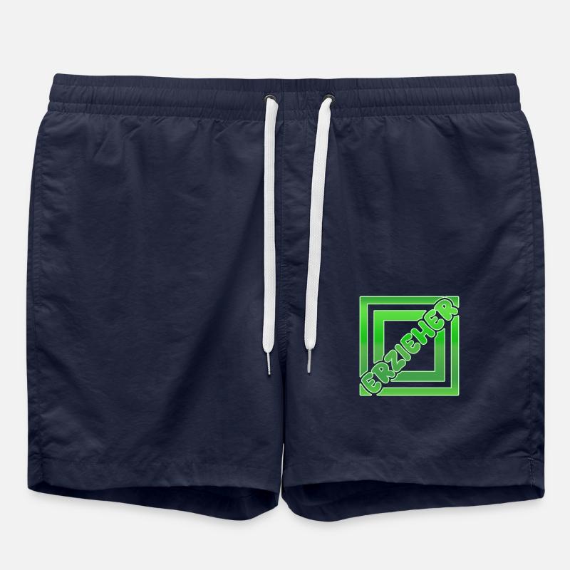 Cadeau pour les éducateurs - Short de bain - bleu marine