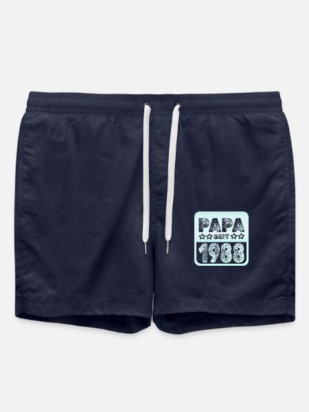 1988 1988 - Swim Trunks - french navy