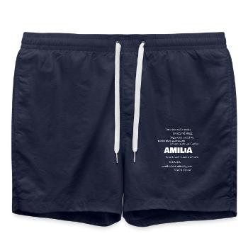 Dictons Amilia - Short de bain - bleu marine - Devant - AI Model Male 185 light (185cm)