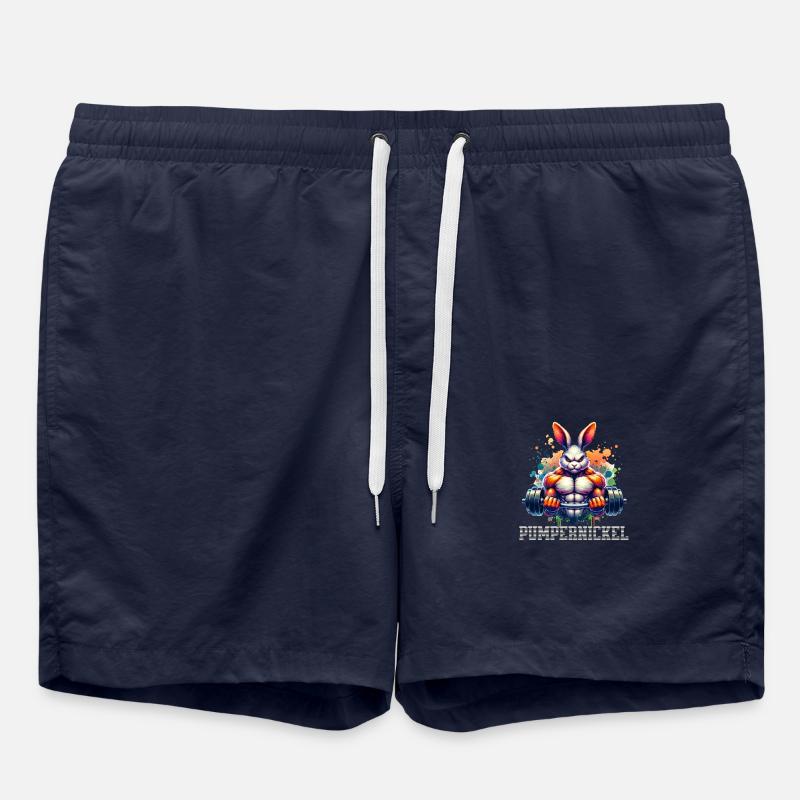 Pumpernickel Gym Training Drôle - Short de bain - bleu marine