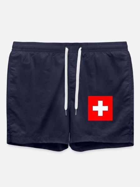 Schweiz - Badeshorts - French Navy
