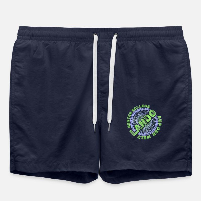 Employé Lando - Short de bain - bleu marine