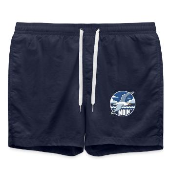 Seagull Moin Sweatshirt Logo - Swim Trunks - french navy - Front - AI Model Male 185 light (185cm)
