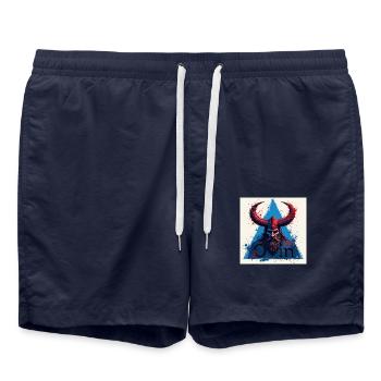 Odin - Short de bain - bleu marine - Devant - AI Model Male 185 light (185cm)