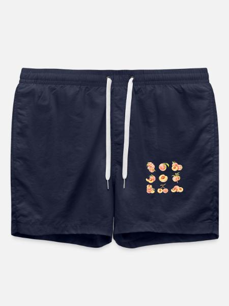 Fiskeri, Fiskeri, Fiskeri (Summer Beach) - Badeshorts - navy