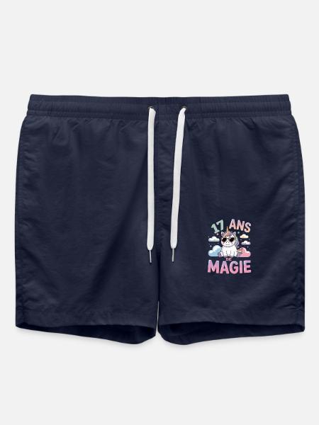 17 ans de magie - Short de bain - bleu marine