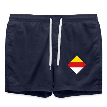 Kärnten - Badeshorts - French Navy - Vorne - AI Model Male 185 light (185cm)