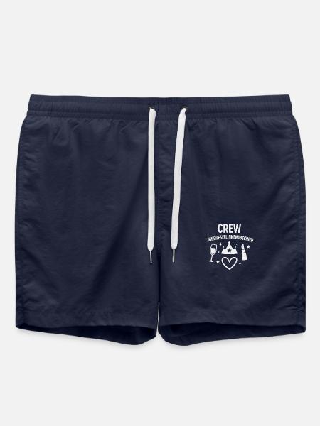 Crew Junggesellinnenabschied - Badeshorts - French Navy