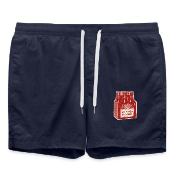 Six Pack Red Edition - Badeshorts - French Navy - Vorne - AI Model Male 185 light (185cm)
